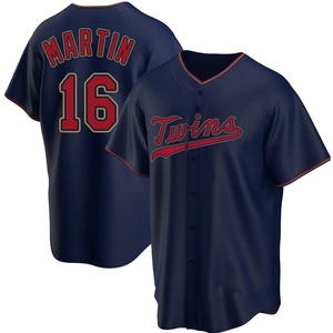 Men's Minnesota Twins Austin Martin Replica Navy Alternate Jersey