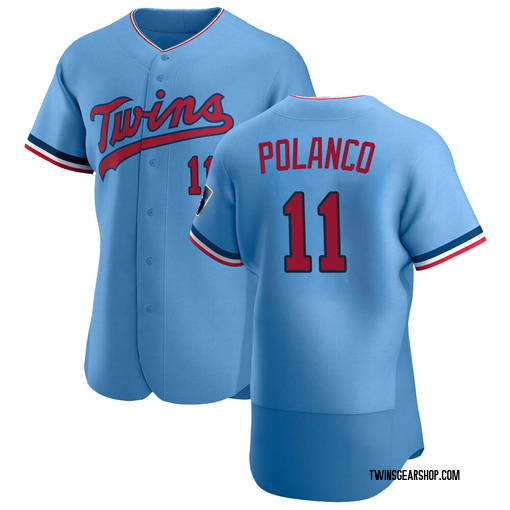 Men's Minnesota Twins Jorge Polanco Authentic Light Blue ...